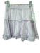 Hill House Size XS White & Purple Linen Striped Sleeveless Mini Skirt Set White & Purple / XS
