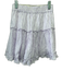 Hill House Size XS White & Purple Linen Striped Sleeveless Mini Skirt Set White & Purple / XS