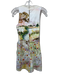 Amanda Uprichard Size S White & Multi Cotton Blend Watercolor Print Romper White & Multi / S