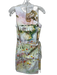 Amanda Uprichard Size S White & Multi Cotton Blend Watercolor Print Romper White & Multi / S