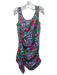 Rhode Size Est S Green, Blue & Purple Cotton Abstract Botanical Print Dress Green, Blue & Purple / Est S