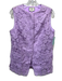 Tuckernuck Size M Lilac Purple Polyester Floral Applique Sleeveless Vest Lilac Purple / M