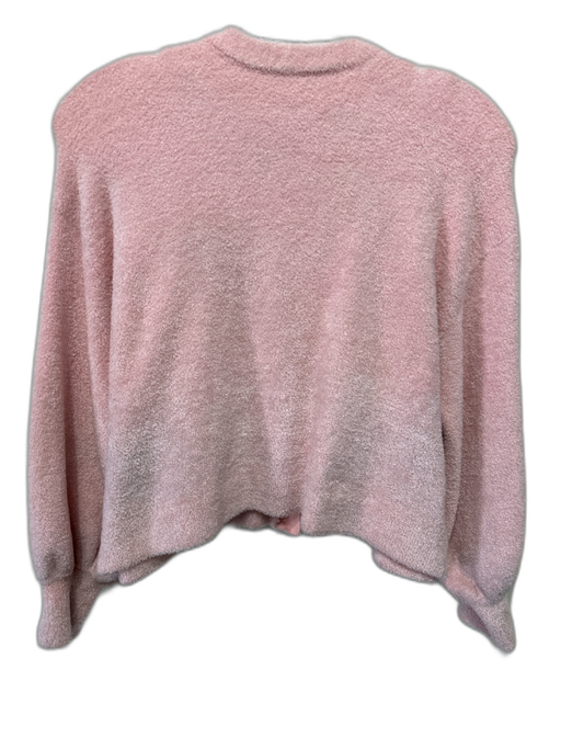 Alice + Olivia Size XS Light Pink Nylon Blend Balloon Sleeve Boucle Sweater Set Light Pink / XS
