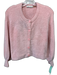 Alice + Olivia Size XS Light Pink Nylon Blend Balloon Sleeve Boucle Sweater Set Light Pink / XS