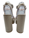 Hill House Shoe Size 39 Beige textile upper Rhinestone Detail Platform Sandals Beige / 39