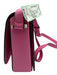 Kate Spade Pink & Orange Leather Flap Silver Tone Hardware Logo Crossbody Bag Pink & Orange / Medium