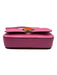 Kate Spade Pink & Orange Leather Flap Silver Tone Hardware Logo Crossbody Bag Pink & Orange / Medium