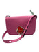 Kate Spade Pink & Orange Leather Flap Silver Tone Hardware Logo Crossbody Bag Pink & Orange / Medium