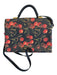 Ted Baker Red, Green, Black Saffiano Leather Magnetic  Flap Cherries Bag Red, Green, Black / M