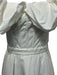 Alexander McQueen Size 38 White Cotton Off Shoulder Short Puff Sleeve Dress White / 38