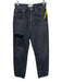Agolde Size 24 Black Cotton Button Fly High Rise distressed Straight Jeans Black / 24