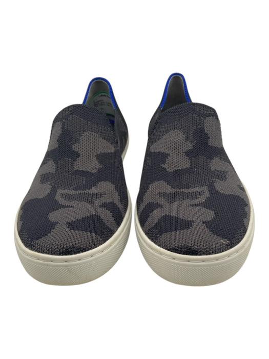 Rothy's Shoe Size 8.5 Black, gray & white Synthetic Knit Round Toe Camo Sneakers Black, gray & white / 8.5
