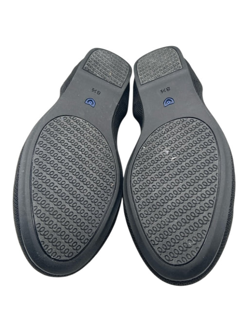 Rothy's Shoe Size 8.5 Black Synthetic Knit Round Toe Rubber Sole Flats Black / 8.5