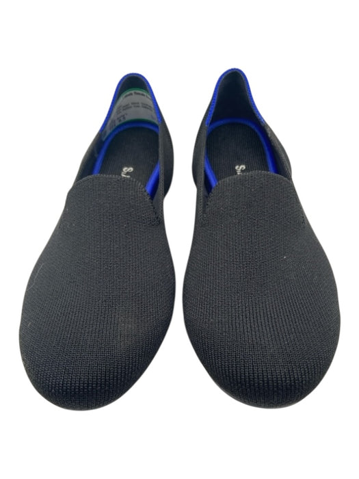 Rothy's Shoe Size 8.5 Black Synthetic Knit Round Toe Rubber Sole Flats Black / 8.5