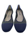 Rothy's Shoe Size 8.5 Navy & Green Synthetic Knit Round Toe Rubber Sole Flats Navy & Green / 8.5