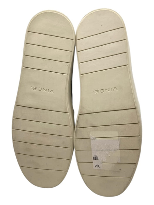 Vince Shoe Size 37.5 Black & White Leather Perforated Round Toe Slip On Sneakers Black & White / 37.5