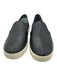 Vince Shoe Size 37.5 Black & White Leather Perforated Round Toe Slip On Sneakers Black & White / 37.5