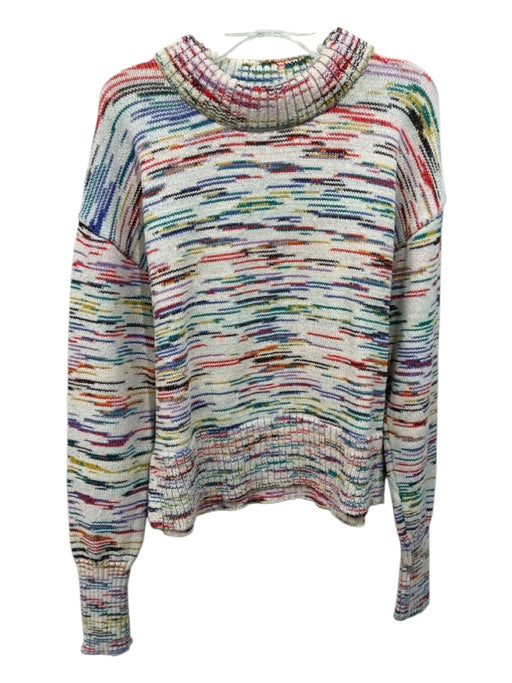 Veronica Beard Jeans Size Small White, Red & Multi Cotton & Polyester Sweater White, Red & Multi / Small