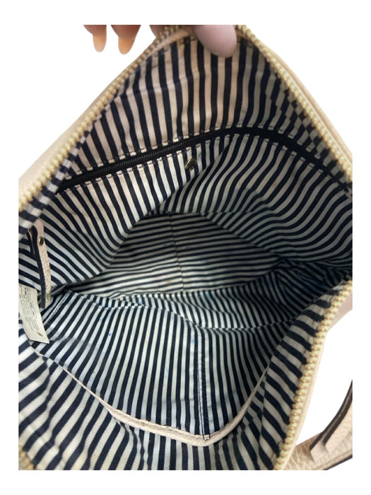 Kate Spade Beige Pebbled Leather Gold hardware Detachable Strap Crossbody Bag Beige / Medium