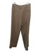 Theory Size 12 Beige Polyester High Rise Trouser Wide Leg Pockets Pants Beige / 12