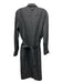 Proenza Schouler White Label Size 8 Grey & Black Polyester & Rayon Wrap Dress Grey & Black / 8