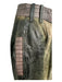 Christian Dior Size XS Green & Brown Goat Leather & Crocodile Low Rise Pants Green & Brown / XS