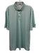 Holderness & Bourne Size XL Green & White Synthetic Dice Polo Men's Short Sleeve Green & White / XL