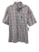 Barbour Size L White & Red Cotton Plaid Button Up Button Down Men's Short Sleeve White & Red / L