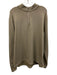Peter Millar Size XL Tan Synthetic Ribbed Quarter Zip Men's Long Sleeve Shirt Tan / XL