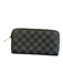 Louis Vuitton Gray & Black Leather SHW Checkered Wallets Gray & Black