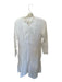 Toast Size 12 White Cotton Long Sleeve Buttons Midi Dress White / 12