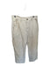 P&Co Size 10 Cream Cotton High Waist Barrel Leg Jeans Cream / 10