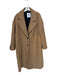 Zara Size L Brown Unknown Trench Maxi Button Front Collared Coat Brown / L