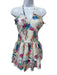 Loveshackfancy Size XS White & Multi Cotton Halter Mini Tiered Skirt Dress White & Multi / XS