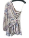 Michael Costello x Revolve Size XS Pink & Multi Poly Blend One Shoulder Dress Pink & Multi / XS