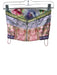 Alice + Olivia Size 0 Pink & Multi Polyester Sleeveless Zip Back Satin Top Pink & Multi / 0