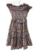 Sea Size XS White, Blue & Multi Cotton Cut Out Back Floral Print Mini Dress White, Blue & Multi / XS