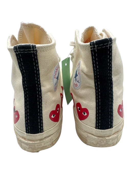 Converse x Comme Des Garcon Shoe Size 6 Ivory & Red Canvas Lace Up Shoes Ivory & Red / 6