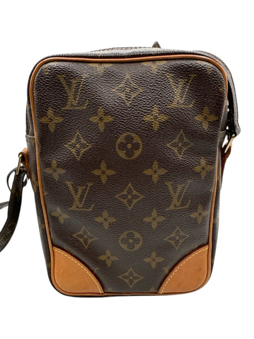 Louis Vuitton Brown & Multi Coated Canvas Zip Top Crossbody Strap Bag Brown & Multi / S