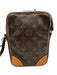 Louis Vuitton Brown & Multi Coated Canvas Zip Top Crossbody Strap Bag Brown & Multi / S