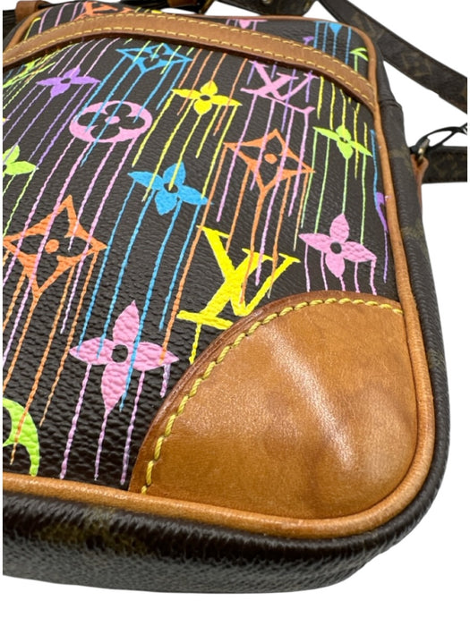 Louis Vuitton Brown & Multi Coated Canvas Zip Top Crossbody Strap Bag Brown & Multi / S