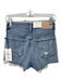 Citizens of Humanity Size 24 Light Wash Cotton Distressed Button Fly Shorts Light Wash / 24