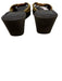 Donald J Pliner Shoe Size EST 8 Mixed Browns textile upper Mesh Slide Sandals Mixed Browns / EST 8