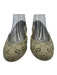 Gucci Shoe Size 38 Light Green Rubber Upper Guccissima Cutout Pump Flats Light Green / 38