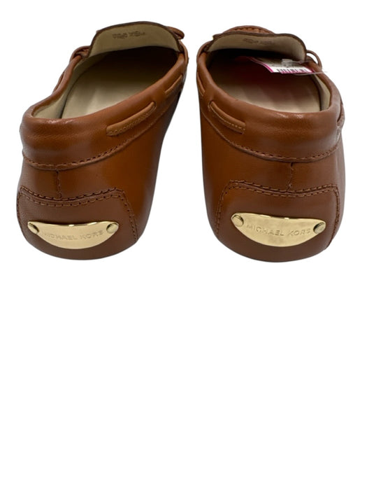 Michael Michael Kors Shoe Size 7.5 Tan Brown Leather Upper Bow detail Loafers Tan Brown / 7.5