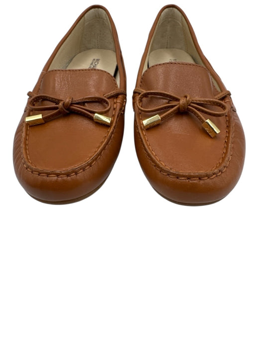 Michael Michael Kors Shoe Size 7.5 Tan Brown Leather Upper Bow detail Loafers Tan Brown / 7.5