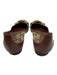 Gucci Shoe Size 8 Brown & Tan Canvas & Leather Bamboo Horsebit Guccissima Flats Brown & Tan / 8