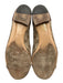 Gucci Shoe Size 8 Brown & Tan Canvas & Leather Bamboo Horsebit Guccissima Flats Brown & Tan / 8