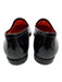 Santoni Shoe Size 36.5 Black Leather Upper Patent Tassel Detail Slip On Loafers Black / 36.5