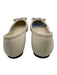 Jimmy Choo Shoe Size 36.5 Cream White Leather Upper Bow detail Pump Flats Cream White / 36.5